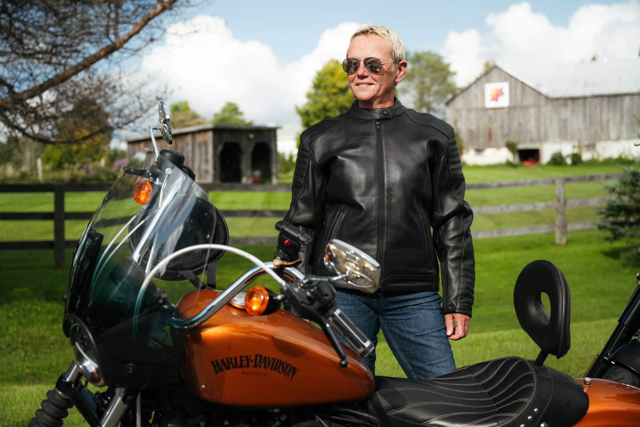 Gryphon Women's Black Hills Perforated Leather Motorcycle Jacket