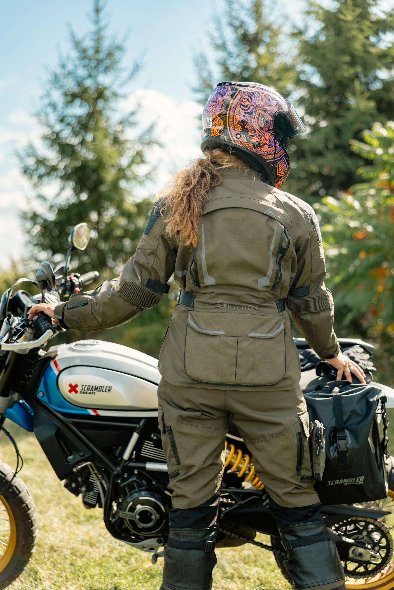 Women's Single Track ADV Waterproof Motorcycle Pants
