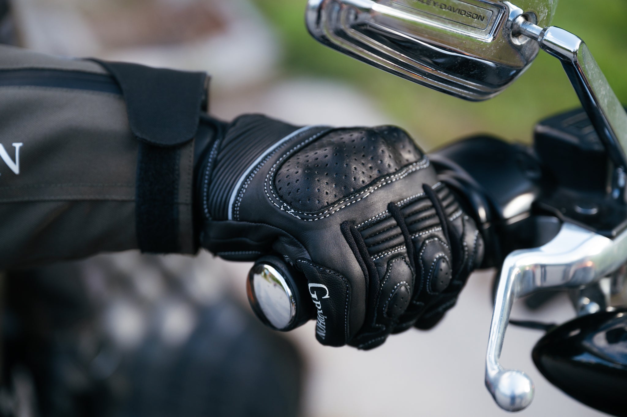 Gryphon Eclipse Leather Motorcycle Gloves