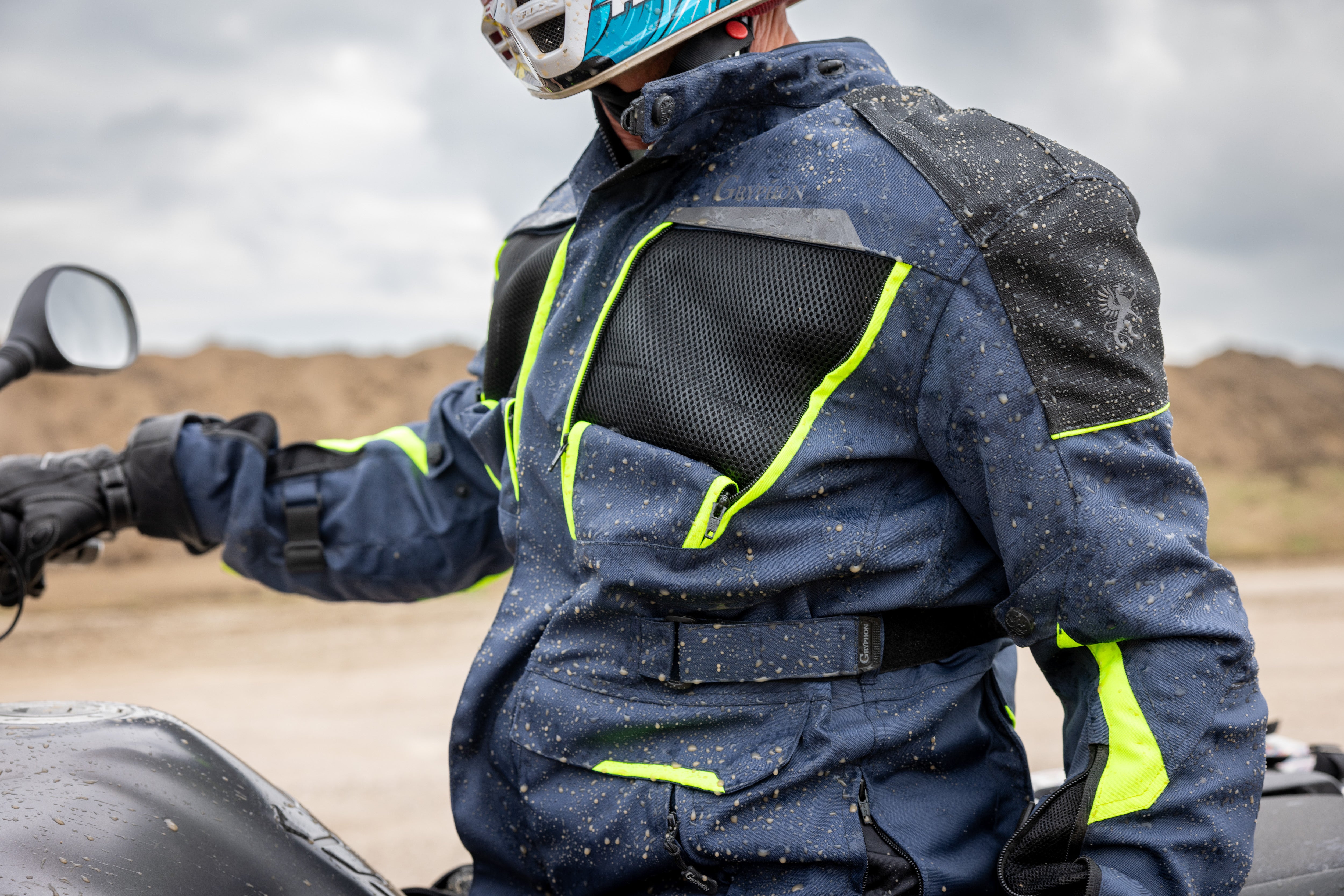 ジャケット・アウター blind leading the blind velor riders Gryphon Men's Wanderer Motorcycle Jacket